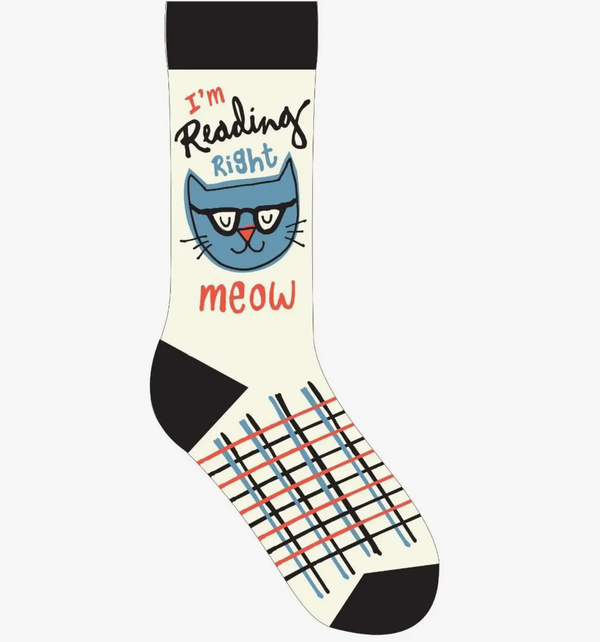 I'm Reading Right Meow Socks