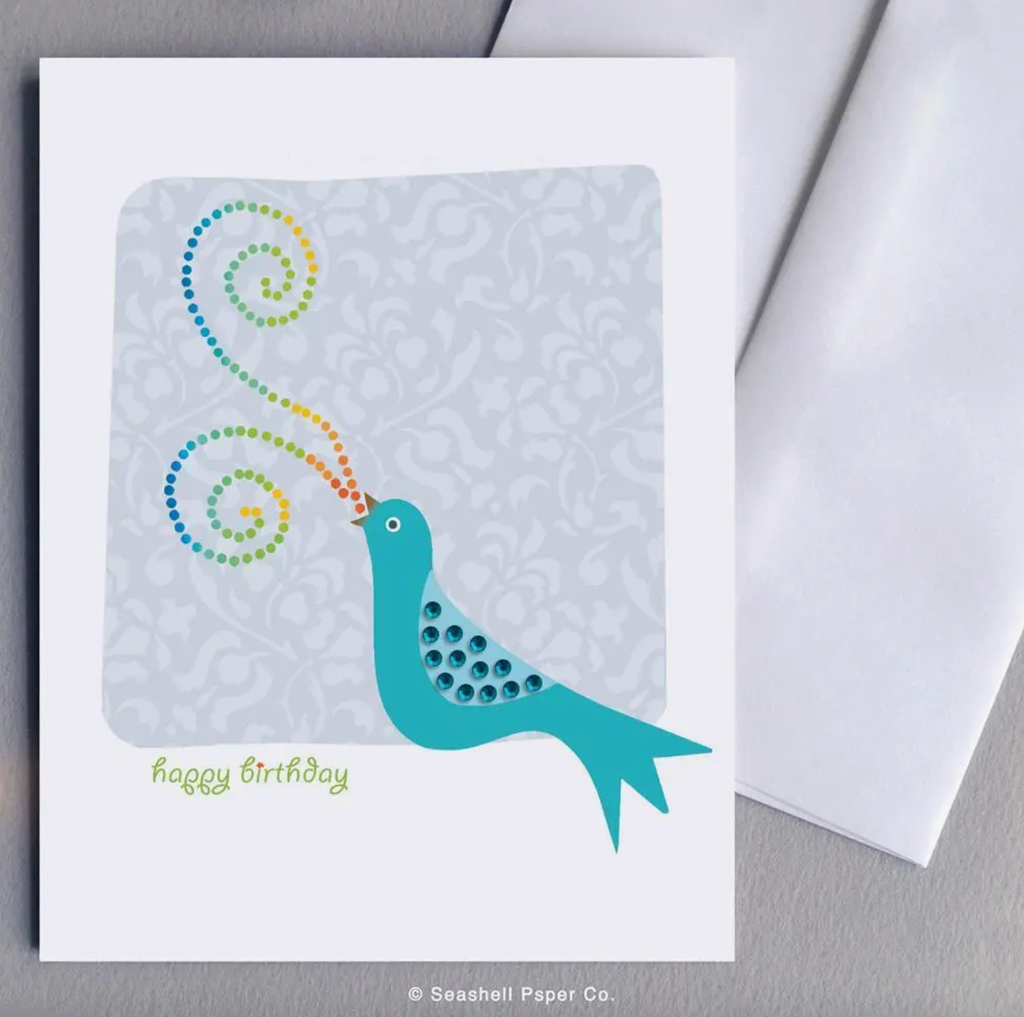 Birthday Blue Bird Card
