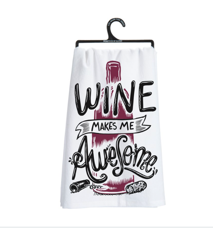 Wine Awesome Dish Towel