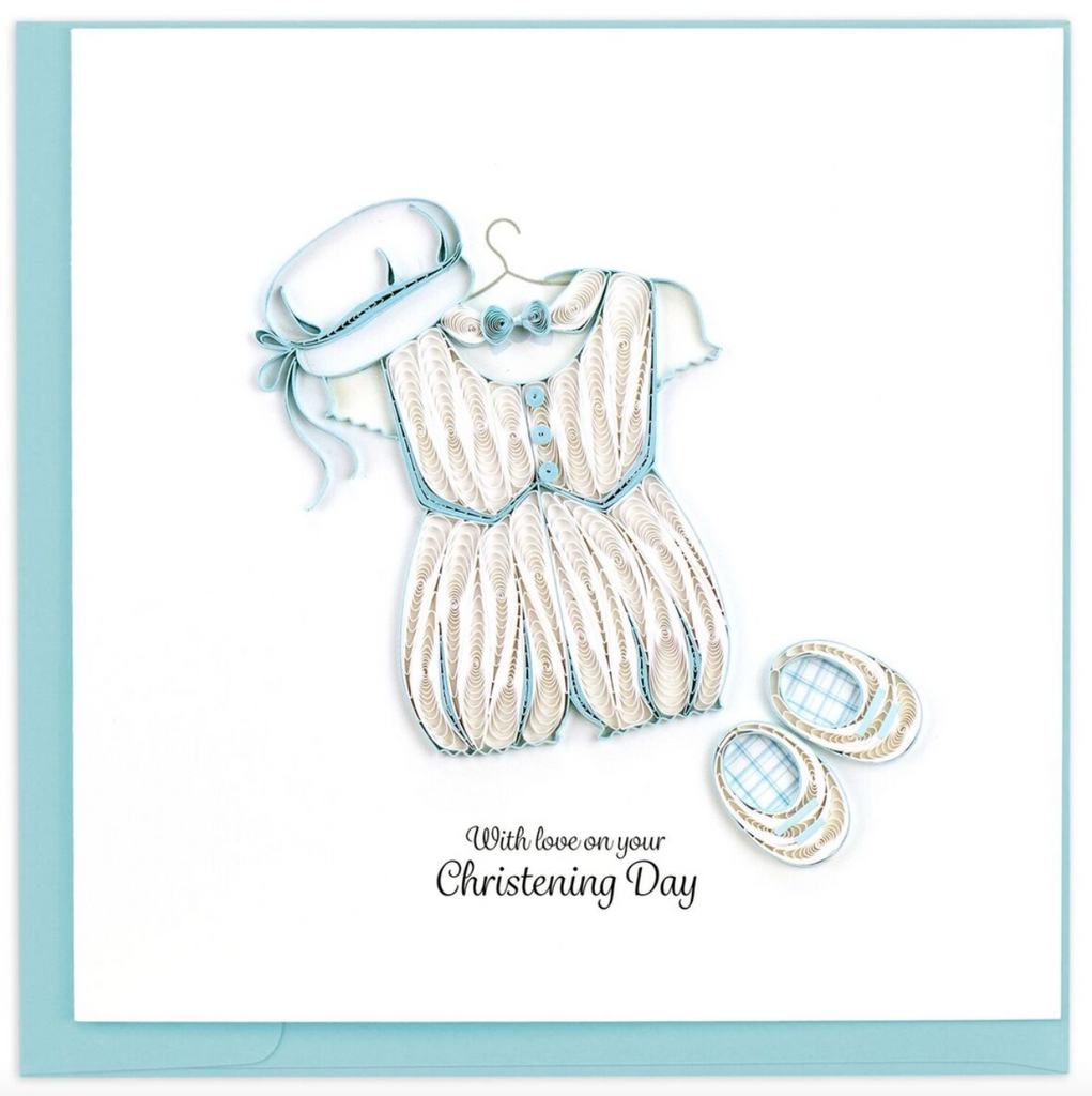 Boy's Christening by Quilling Card