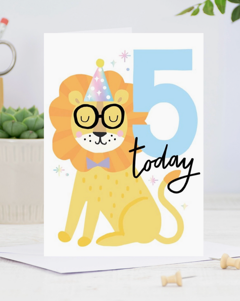 5 Today Greeting Card