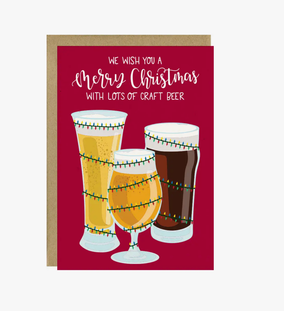 Craft Beer Holiday Card