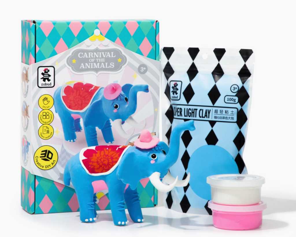 Carnival of Animals: 3D Clay and Wooden Puzzle Kits
