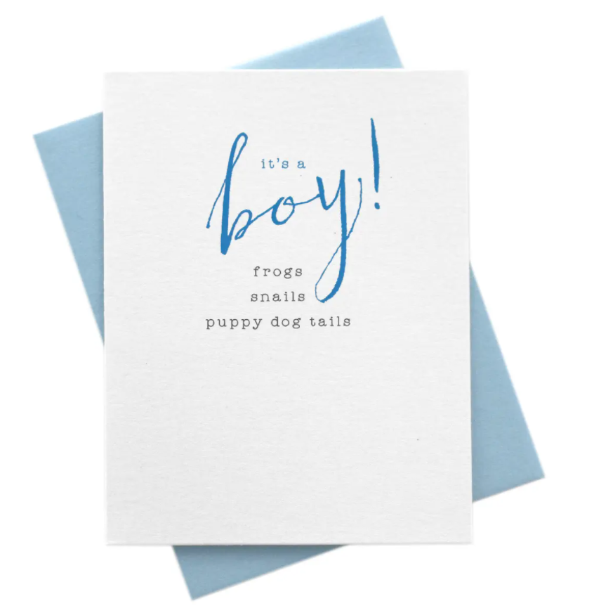 It’s a Boy! Congratulations New Baby Card