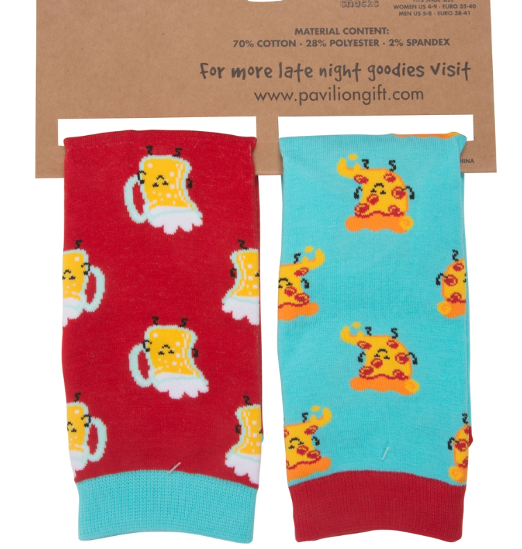 Beer And Pizza  Unisex Socks